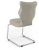 Krzesło konferencyjne ergonomiczne Nero wzrost 159-188 cm chromowana podstawa - Solar 26