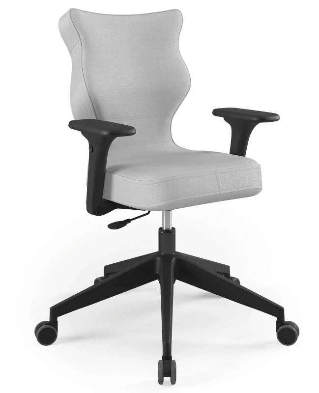 Krzesło biurowe obrotowe do biurka Nero wzrost 159-188 cm czarna podstawa kółka - Vega 3