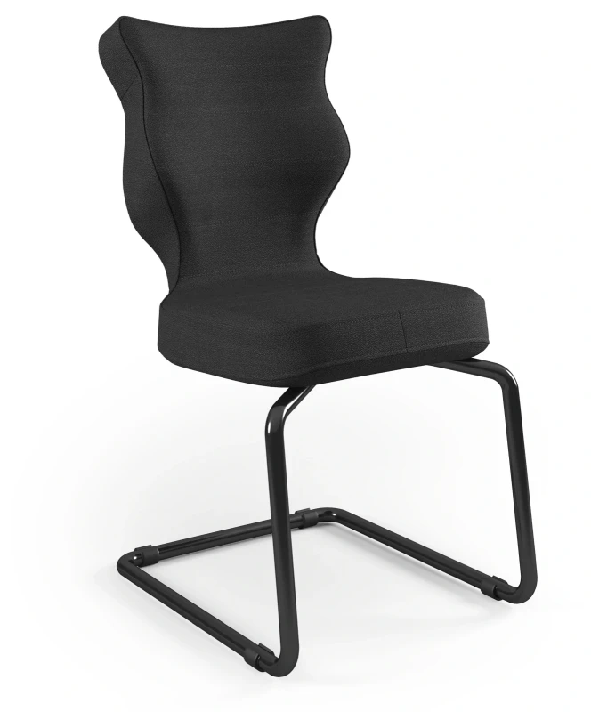 Krzesło konferencyjne ergonomiczne Nero wzrost 159-188 cm czarna podstawa - Solar 1