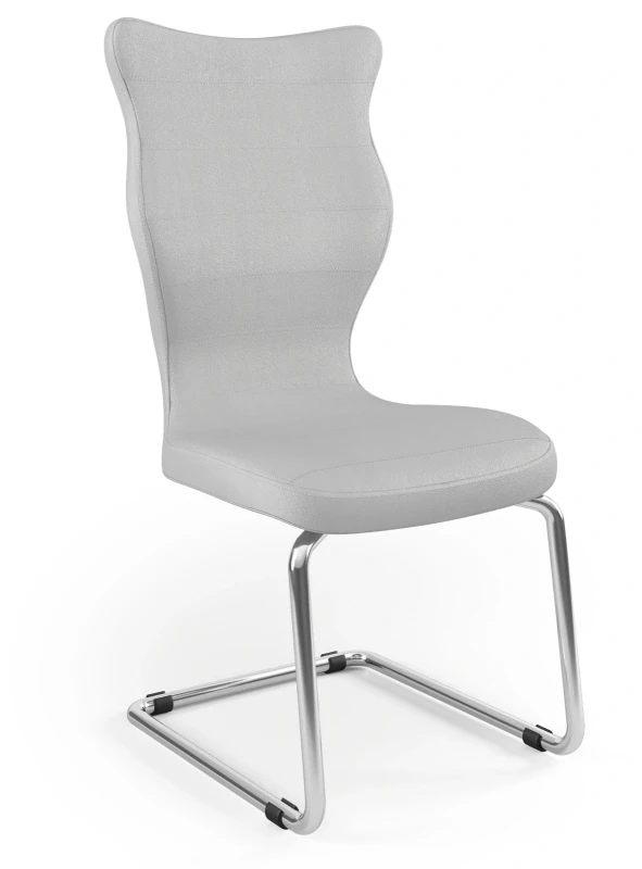 Krzesło konferencyjne ergonomiczne Nero wzrost powyżej 188 cm chromowana podstawa - Vega 3