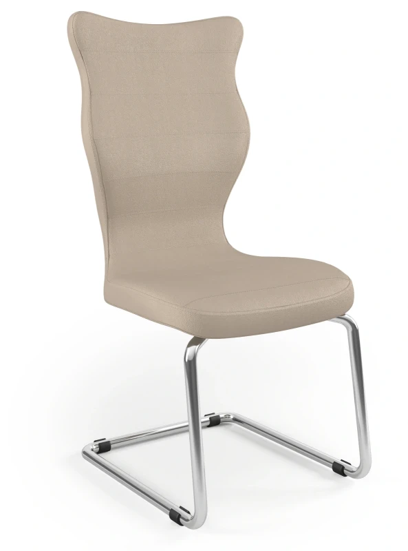 Krzesło konferencyjne ergonomiczne Nero wzrost powyżej 188 cm chromowana podstawa - Vega 26