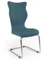 Krzesło konferencyjne ergonomiczne Nero wzrost powyżej 188 cm chromowana podstawa - Solar 6