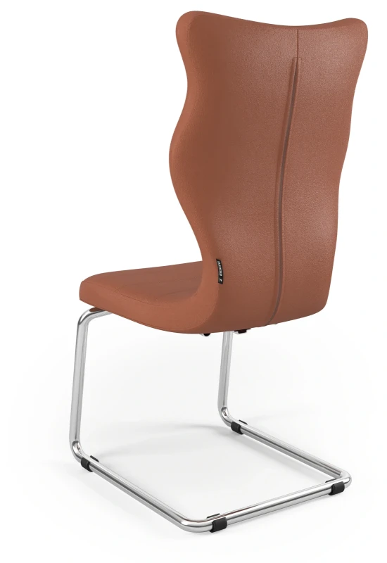 Krzesło konferencyjne ergonomiczne Nero wzrost powyżej 188 cm chromowana podstawa - Vega 2