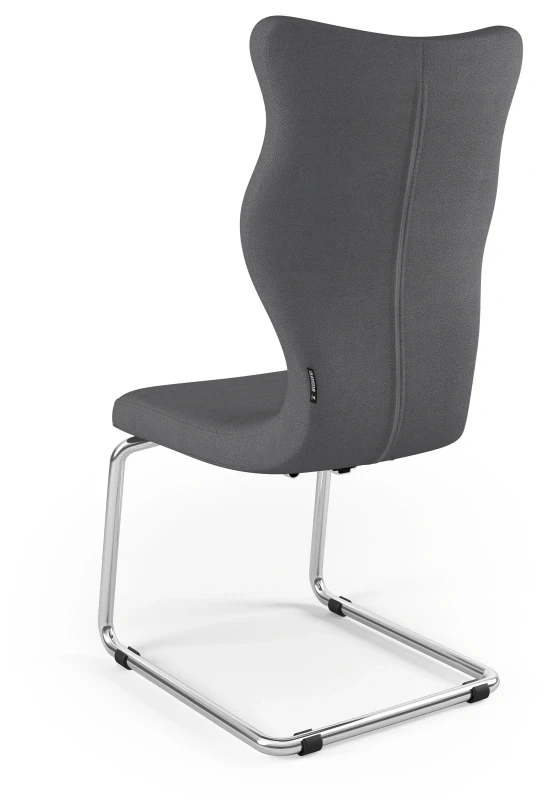 Krzesło konferencyjne ergonomiczne Nero wzrost powyżej 188 cm chromowana podstawa - Solar 33