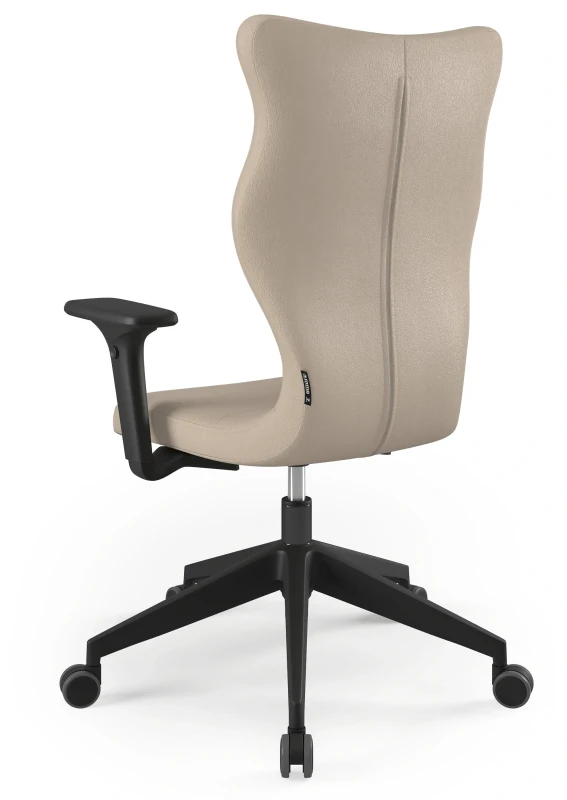 Krzesło biurowe obrotowe do biurka Nero wzrost powyżej 188 cm czarna podstawa kółka - Vega 26