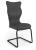 Krzesło konferencyjne ergonomiczne Nero wzrost powyżej 188 cm czarna podstawa - Vega 17