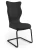 Krzesło konferencyjne ergonomiczne Nero wzrost powyżej 188 cm czarna podstawa - Solar 1