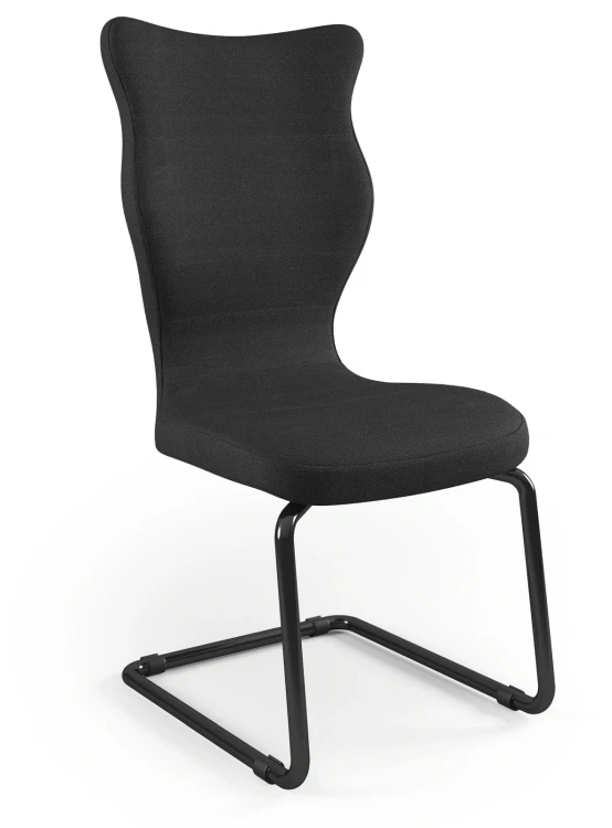 Krzesło konferencyjne ergonomiczne Nero wzrost powyżej 188 cm czarna podstawa - Solar 1