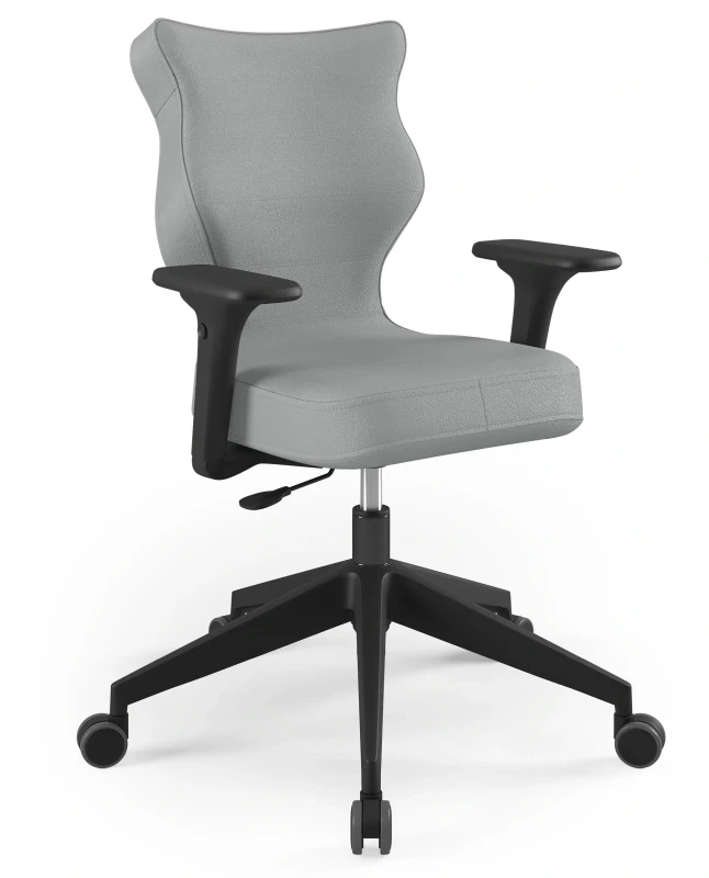 Krzesło biurowe obrotowe do biurka Nero Plus wzrost 159-188 cm czarna podstawa kółka - Vega 33