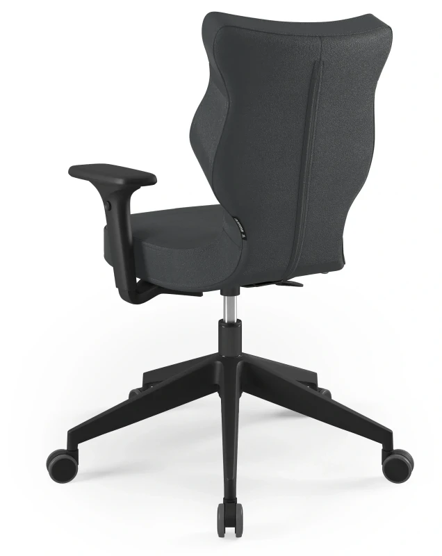 Krzesło biurowe obrotowe do biurka Nero Plus wzrost 159-188 cm czarna podstawa kółka - Vega 17
