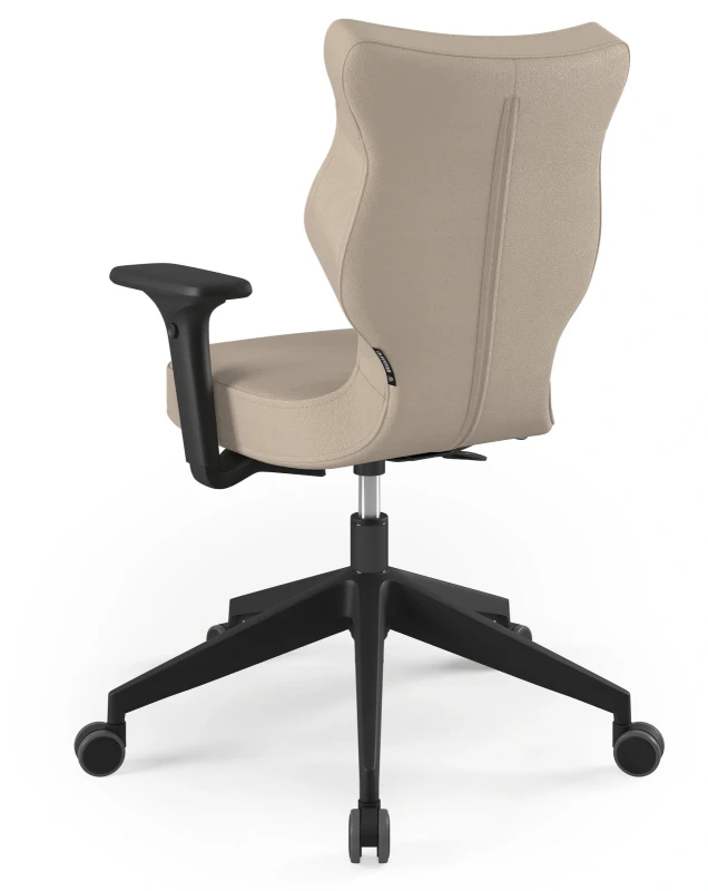 Krzesło biurowe obrotowe do biurka Nero Plus wzrost 159-188 cm czarna podstawa kółka - Vega 26