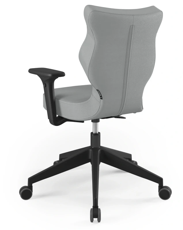 Krzesło biurowe obrotowe do biurka Nero Plus wzrost 159-188 cm czarna podstawa kółka - Vega 33