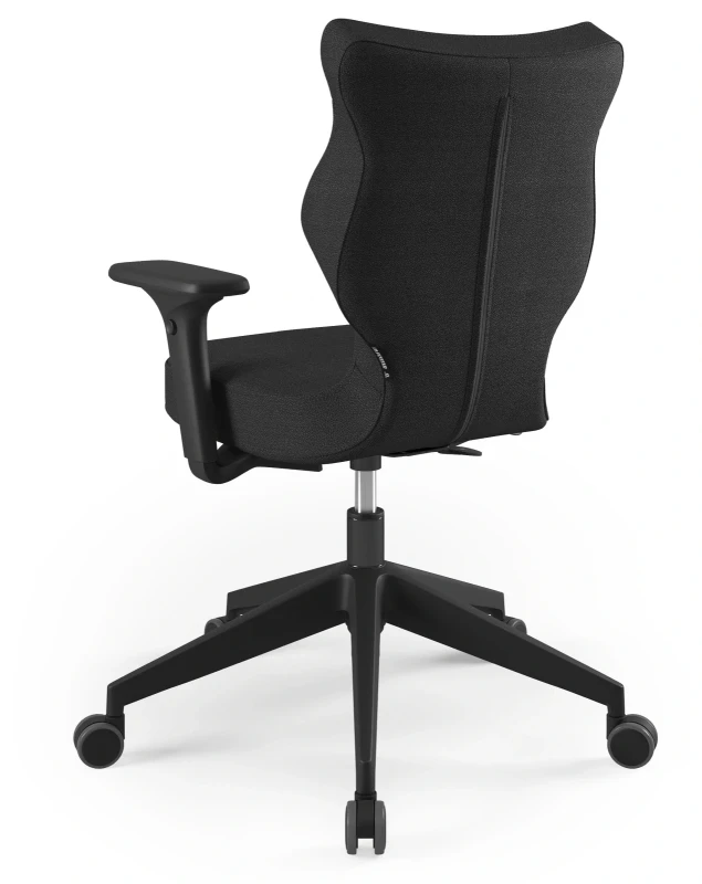 Krzesło biurowe obrotowe do biurka Nero Plus wzrost 159-188 cm czarna podstawa kółka - Solar 1