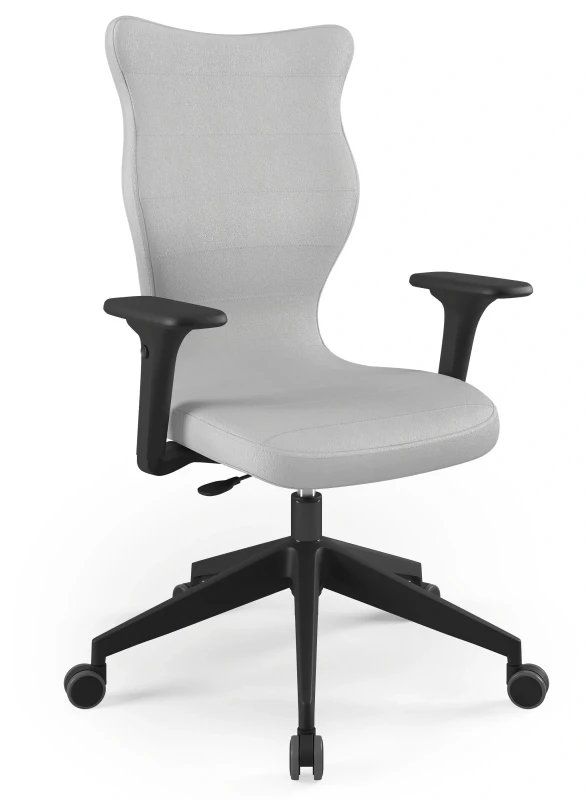 Krzesło biurowe obrotowe do biurka Nero Plus wzrost powyżej 188 cm czarna podstawa kółka - Vega 3