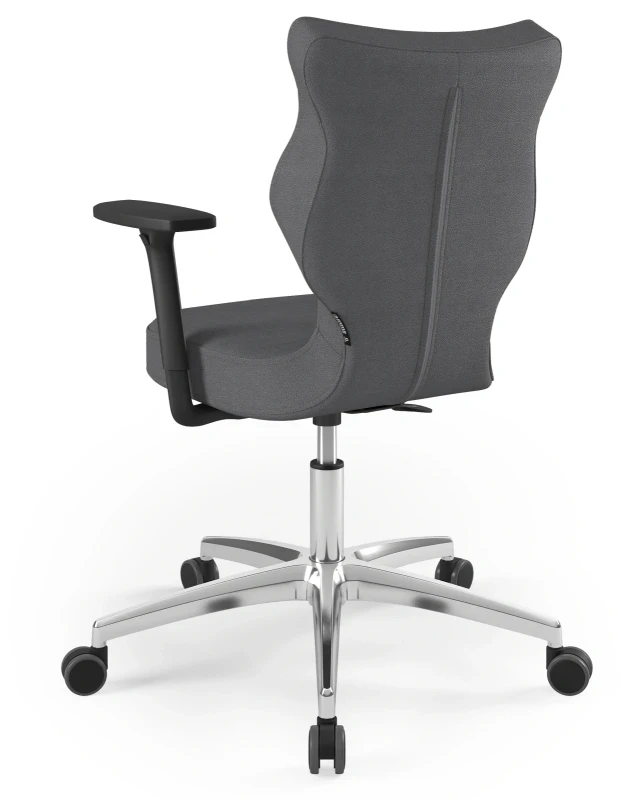 Krzesło biurowe obrotowe do biurka Perto wzrost 159-188 cm aluminiowa podstawa kółka - Solar 33