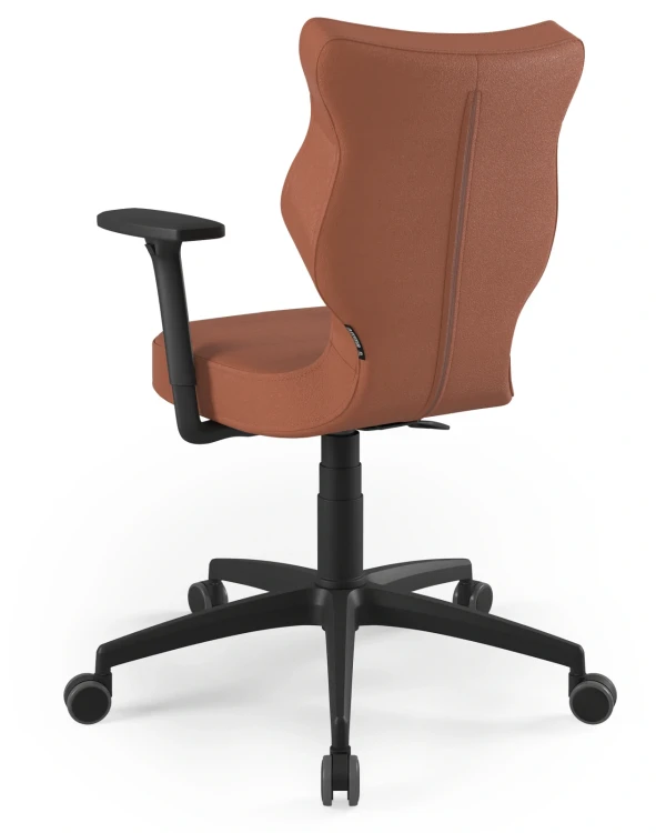 Krzesło biurowe obrotowe do biurka Perto wzrost 159-188 cm czarna podstawa kółka - Vega 2