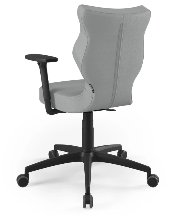 Krzesło biurowe obrotowe do biurka Perto wzrost 159-188 cm czarna podstawa kółka - Vega 33