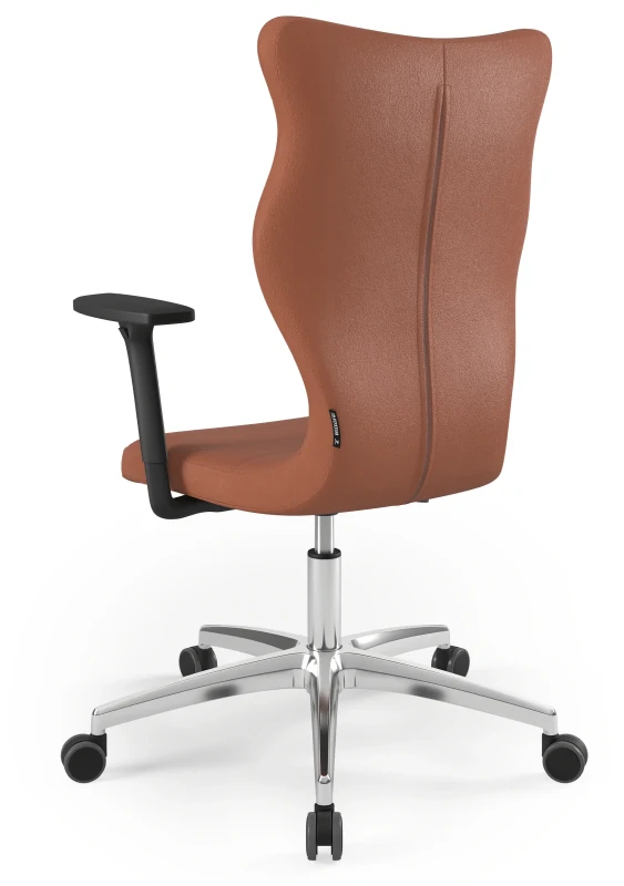 Krzesło biurowe obrotowe do biurka Perto wzrost powyżej 188 cm aluminiowa podstawa kółka - Vega 2