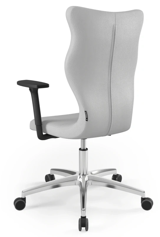 Krzesło biurowe obrotowe do biurka Perto wzrost powyżej 188 cm aluminiowa podstawa kółka - Vega 3
