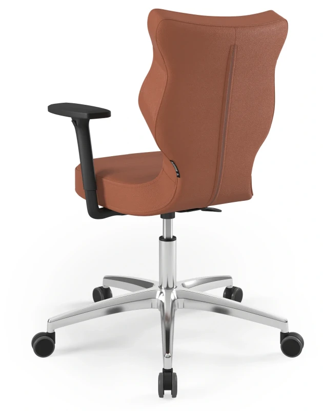 Krzesło biurowe obrotowe do biurka Perto Plus wzrost 159-188 cm aluminiowa podstawa kółka - Vega 2