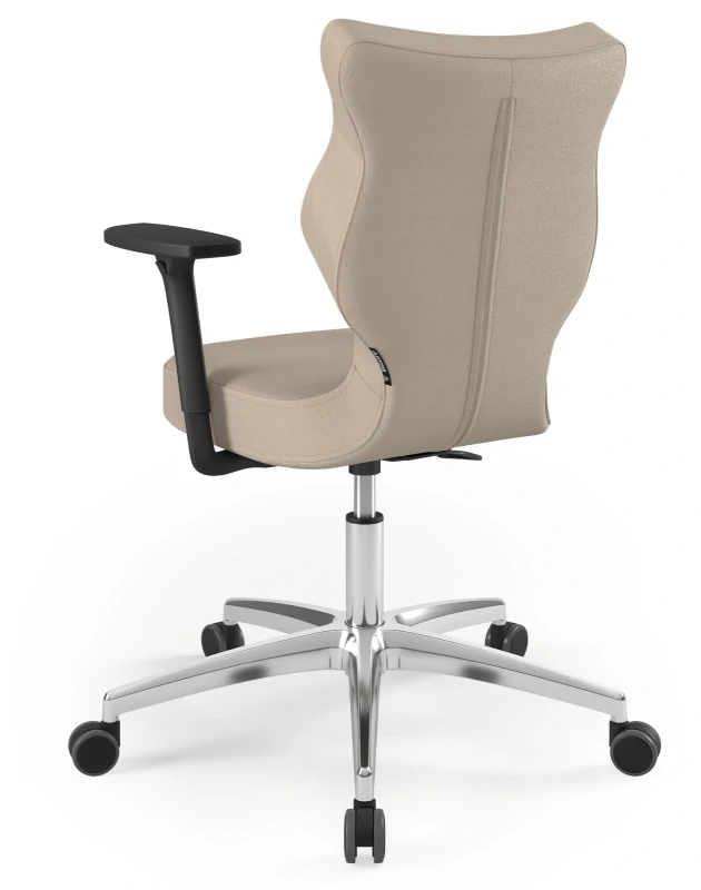 Krzesło biurowe obrotowe do biurka Perto Plus wzrost 159-188 cm aluminiowa podstawa kółka - Vega 26