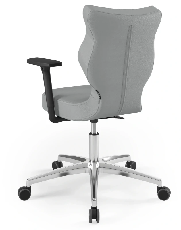 Krzesło biurowe obrotowe do biurka Perto Plus wzrost 159-188 cm aluminiowa podstawa kółka - Vega 33