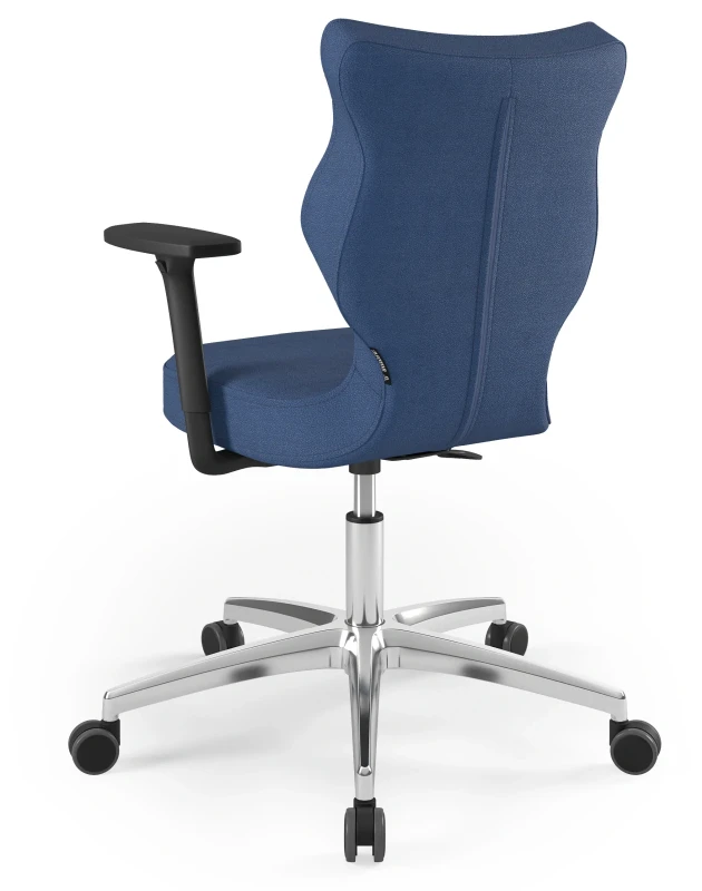 Krzesło biurowe obrotowe do biurka Perto Plus wzrost 159-188 cm aluminiowa podstawa kółka - Solar 24