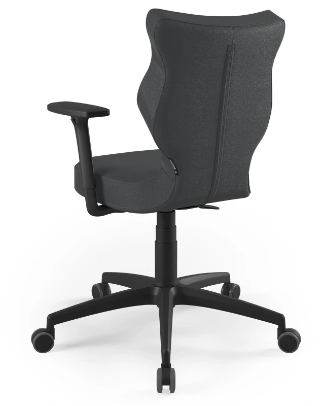 Krzesło biurowe obrotowe do biurka Perto Plus wzrost 159-188 cm czarna podstawa kółka - Vega 17