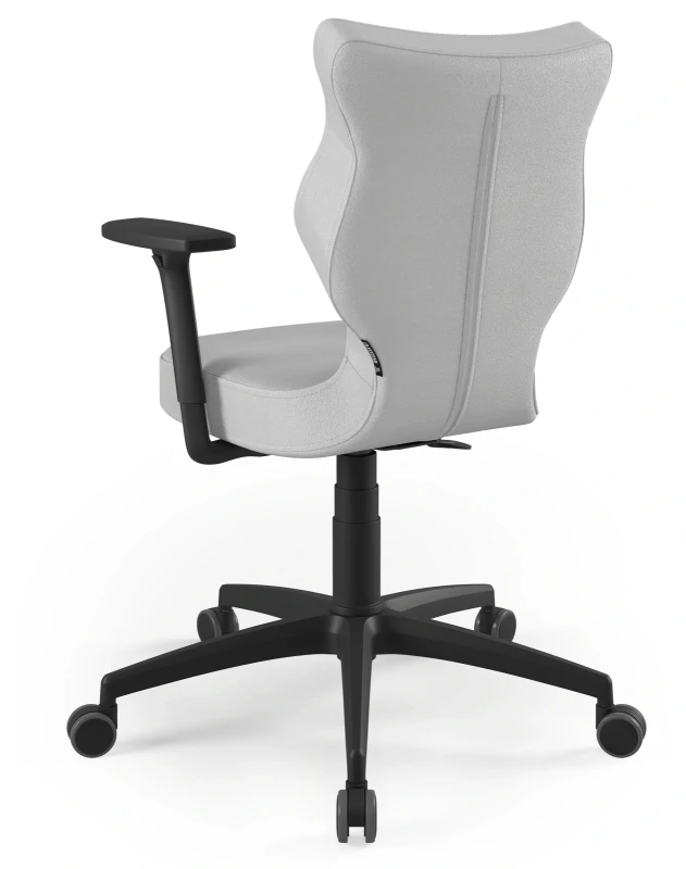 Krzesło biurowe obrotowe do biurka Perto Plus wzrost 159-188 cm czarna podstawa kółka - Vega 3