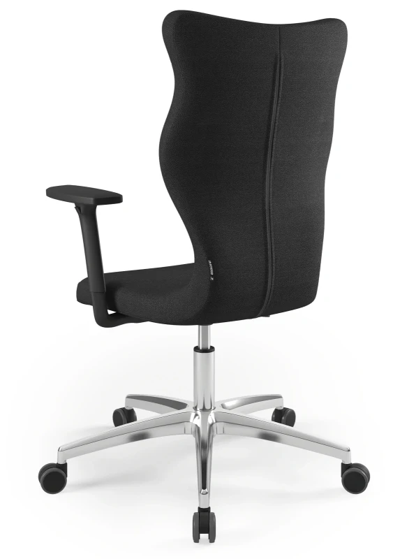 Krzesło biurowe obrotowe do biurka Perto Plus wzrost powyżej 188 cm aluminiowa podstawa kółka - Solar 1