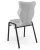 Krzesło konferencyjne ergonomiczne Uni wzrost 159-188 cm czarna podstawa - Vega 3