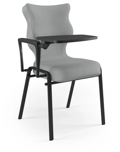 Krzesło konferencyjne ergonomiczne Uni Plus wzrost 159-188 cm czarna podstawa