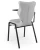 Krzesło konferencyjne ergonomiczne Uni Plus wzrost 159-188 cm czarna podstawa - Vega 3