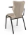 Krzesło konferencyjne ergonomiczne Uni Plus wzrost 159-188 cm czarna podstawa - Vega 26