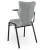 Krzesło konferencyjne ergonomiczne Uni Plus wzrost 159-188 cm czarna podstawa - Vega 33