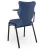 Krzesło konferencyjne ergonomiczne Uni Plus wzrost 159-188 cm czarna podstawa - Solar 24