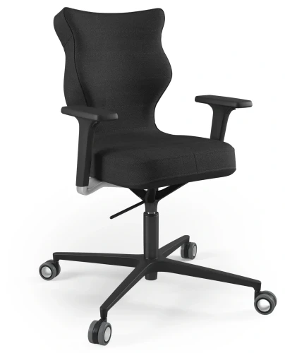 Krzesło biurowe obrotowe do biurka Zodiac Plus wzrost 159-188 cm czarna podstawa kółka