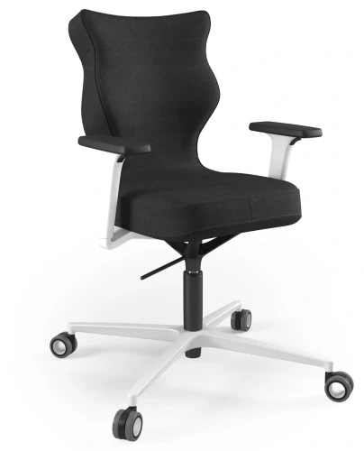 Krzesło biurowe obrotowe do biurka Zodiac Plus wzrost 159-188 cm biała podstawa kółka