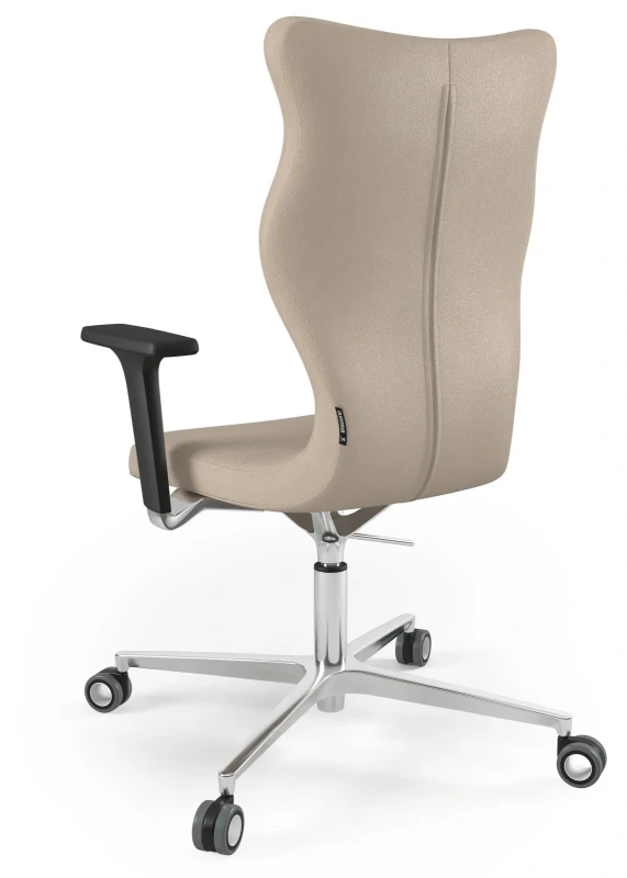 Krzesło biurowe obrotowe do biurka Zodiac Plus wzrost powyżej 188 cm aluminiowa podstawa kółka - Vega 26