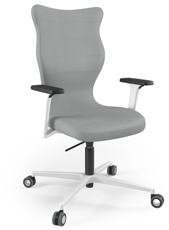 Krzesło biurowe obrotowe do biurka Zodiac Plus wzrost powyżej 188 cm biała podstawa kółka - Vega 33