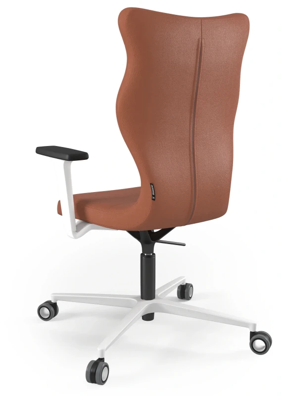 Krzesło biurowe obrotowe do biurka Zodiac Plus wzrost powyżej 188 cm biała podstawa kółka - Vega 2