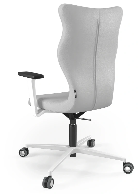 Krzesło biurowe obrotowe do biurka Zodiac Plus wzrost powyżej 188 cm biała podstawa kółka - Vega 3