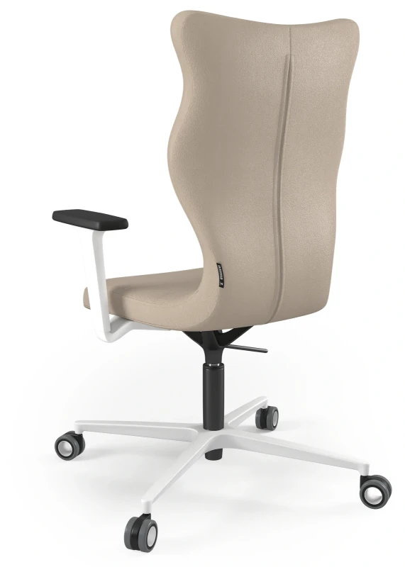 Krzesło biurowe obrotowe do biurka Zodiac Plus wzrost powyżej 188 cm biała podstawa kółka - Vega 26