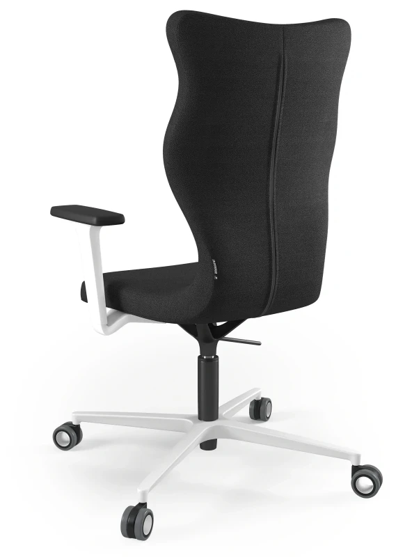 Krzesło biurowe obrotowe do biurka Zodiac Plus wzrost powyżej 188 cm biała podstawa kółka - Solar 1