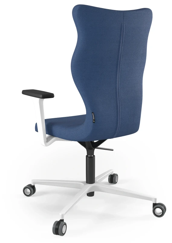 Krzesło biurowe obrotowe do biurka Zodiac Plus wzrost powyżej 188 cm biała podstawa kółka - Solar 24