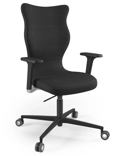 Krzesło biurowe obrotowe do biurka Zodiac Plus wzrost powyżej 188 cm czarna podstawa kółka