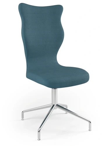 Krzesło konferencyjne ergonomiczne Burano wzrost powyżej 188 cm aluminiowa podstawa