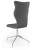 Krzesło konferencyjne ergonomiczne Burano wzrost powyżej 188 cm aluminiowa podstawa - Solar 33