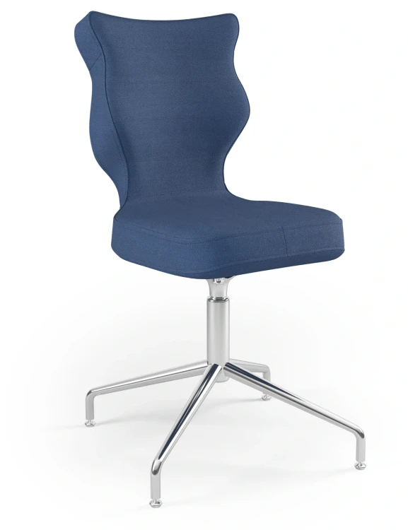 Krzesło konferencyjne ergonomiczne Burano wzrost 159-188 cm aluminiowa podstawa - Solar 24