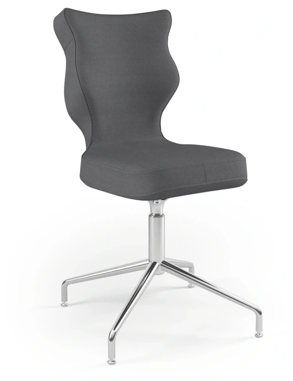Krzesło konferencyjne ergonomiczne Burano wzrost 159-188 cm aluminiowa podstawa - Solar 33